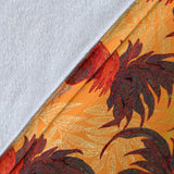 Red Rooster Chicken Cock Pattern Premium Blanket