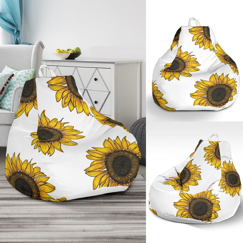 Sunflowers Design Pattern Bean Bag Cover
