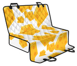 Cheese Slice Pattern Dog Car Seat Covers