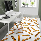 French Fries Potato Pattern Area Rug