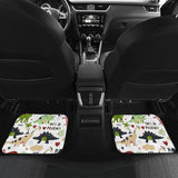 Cute Dinosaurs Pattern Front And Back Car Mats