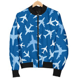 Airplane Pattern In The Sky Men'S Bomber Jacket