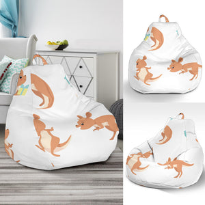 Cute Kangaroo Pattern Bean Bag Cover