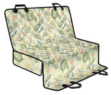 Hand Drawn Sea Turtle Fish Pattern Dog Car Seat Covers