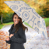Cute Sushi Icon Pattern Umbrella