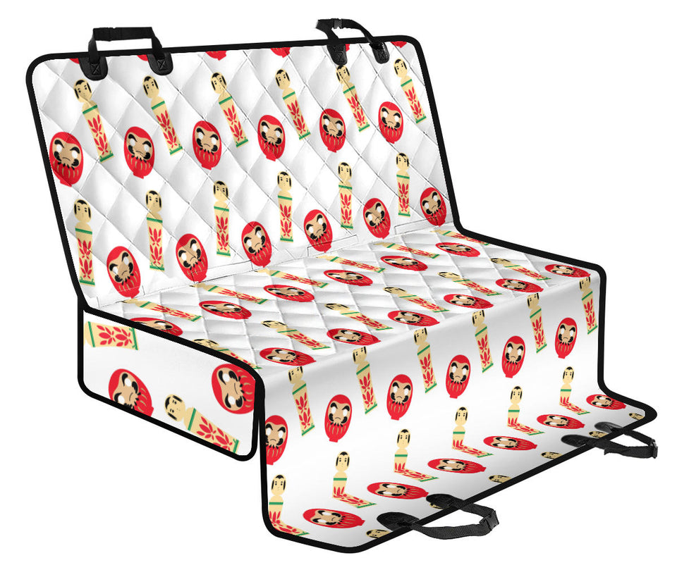 Daruma Japanese Wooden Doll Dog Car Seat Covers