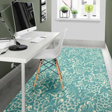 Classic Hand Drawn Grape Pattern Area Rug