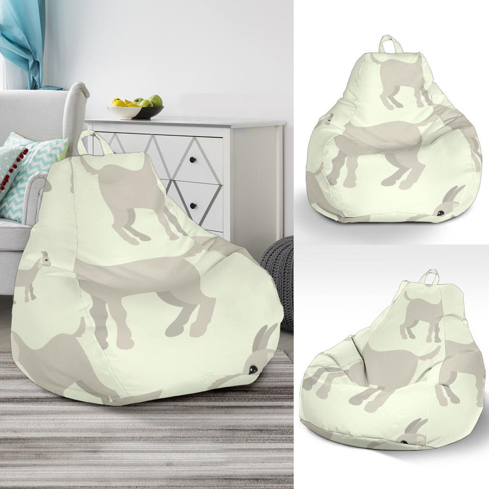 Little Young Goat Pattern Bean Bag Cover