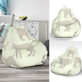 Little Young Goat Pattern Bean Bag Cover