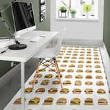 Hamburger Pattern Print Design 02 Area Rug