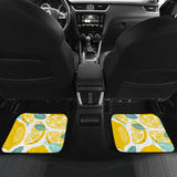 Lemon Design Pattern Front And Back Car Mats
