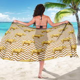 Rhino Yellow Theme Pattern Sarong