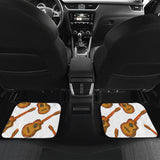 Paint Guitar Pattern Front And Back Car Mats