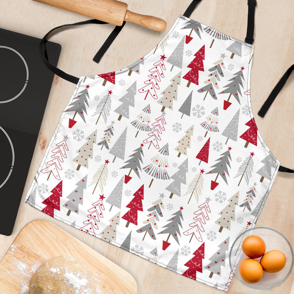 Cute Christmas Tree Pattern Adjustable Apron