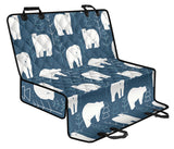 Polar Bear Mother Her Child Pattern Dog Car Seat Covers