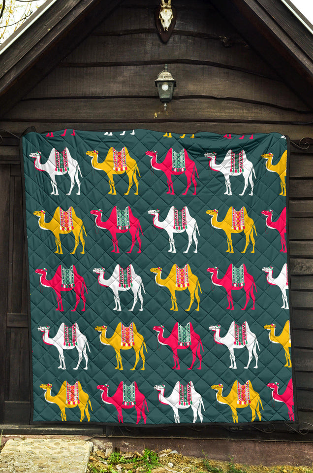 Camel Pattern Premium Quilt
