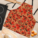 Fire Flame Pattern Adjustable Apron