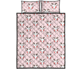 Cute goat pattern Quilt Bed Set