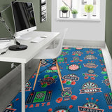 Darts Pattern Print Design 02 Area Rug