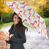 Giraffe Pattern Print Design 03 Umbrella
