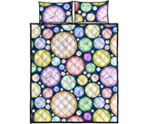 Colorful clock background Quilt Bed Set