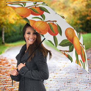 Oranges Pattern Background Umbrella