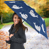 Cute White Baby Sea Lion Seal Pattern Umbrella