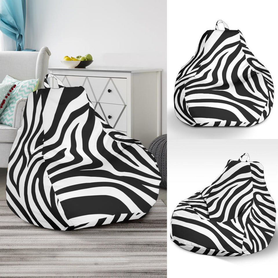 Zebra Skin Pattern Bean Bag Cover