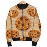 Cookie Pattern Women'S Bomber Jacket
