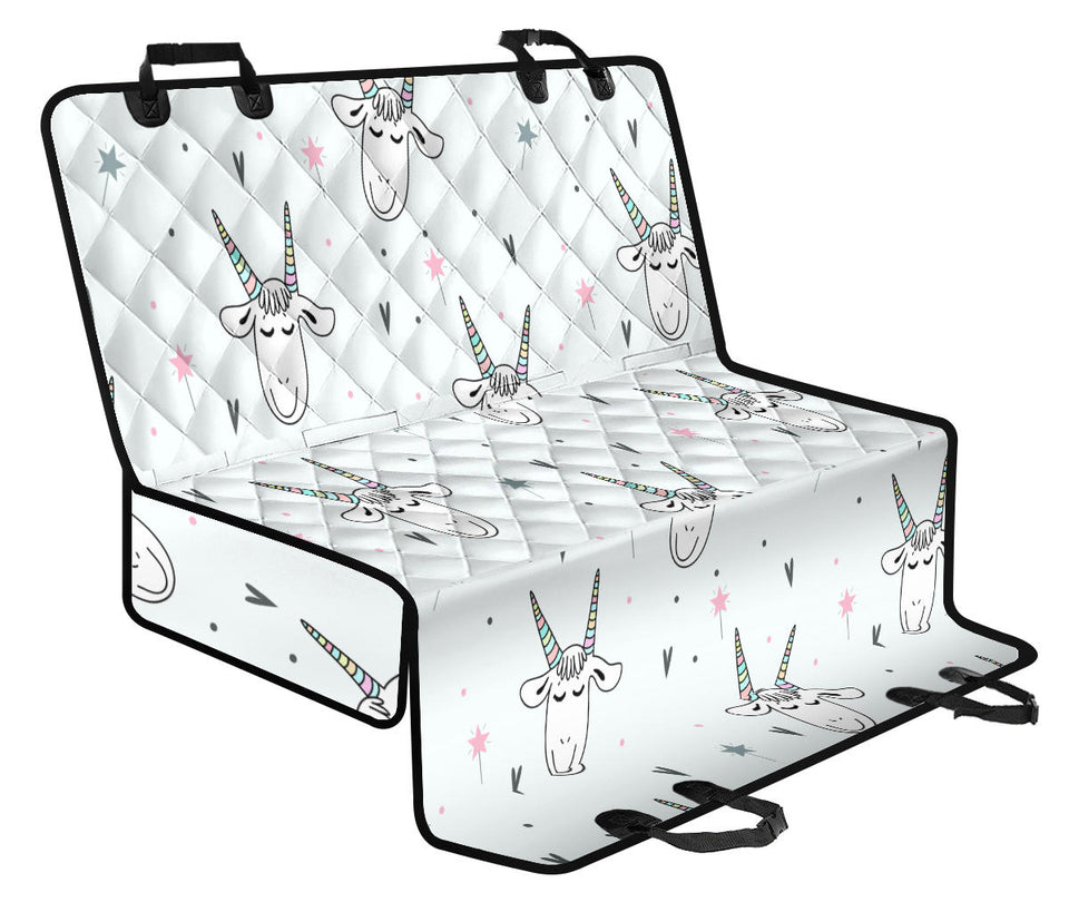 Cute Goat Design Pattern Dog Car Seat Covers