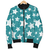 Vintage Star Pattern Men'S Bomber Jacket