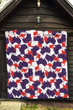Kangaroo Australian Pattern Premium Quilt