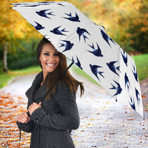 Swallow Pattern Print Design 03 Umbrella