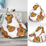 Paint Guitar Pattern Bean Bag Cover
