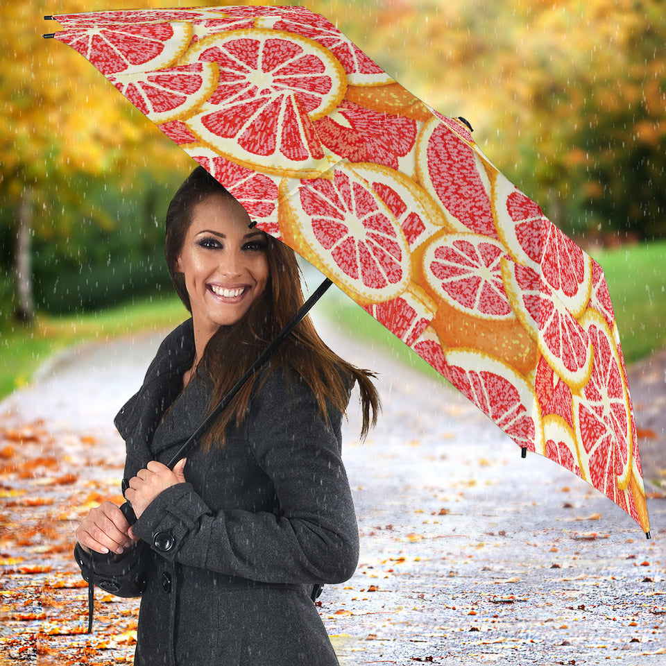 Tropical Grapefruit Pattern Umbrella