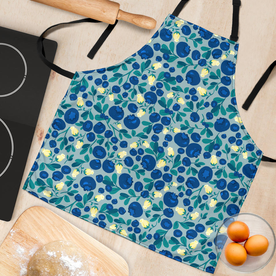 Blueberry Design Pattern Adjustable Apron