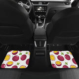 Passion Fruit Design Pattern Front And Back Car Mats