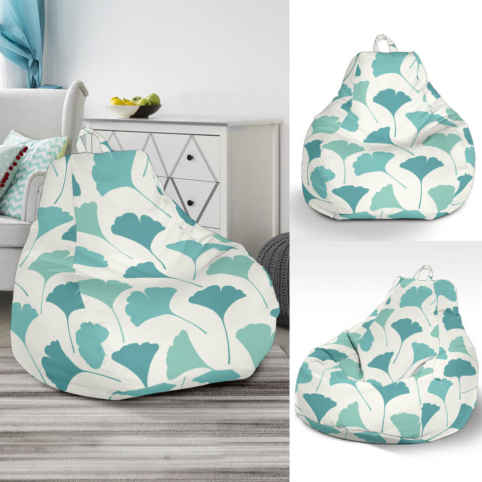 Green Ginkgo Leaves Pattern Bean Bag Cover