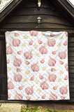 Garlic Pattern Premium Quilt