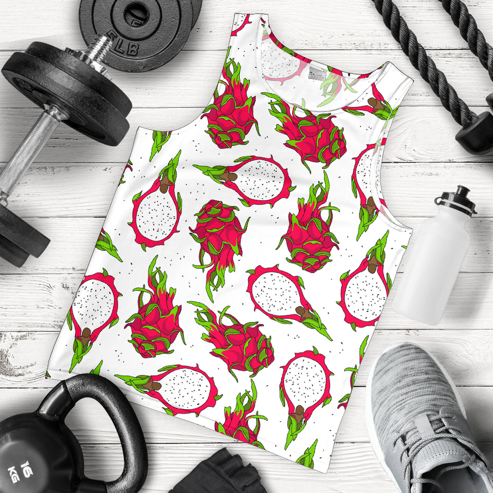dragon fruits white background Men Tank Top
