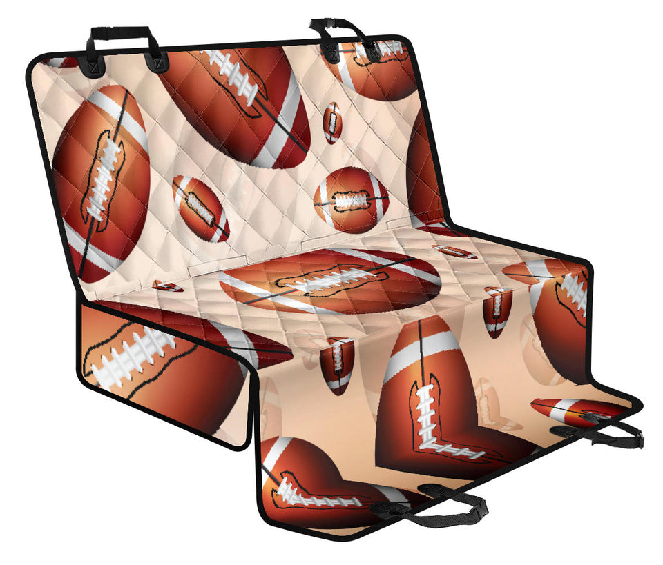 American Football Ball Design Pattern Dog Car Seat Covers