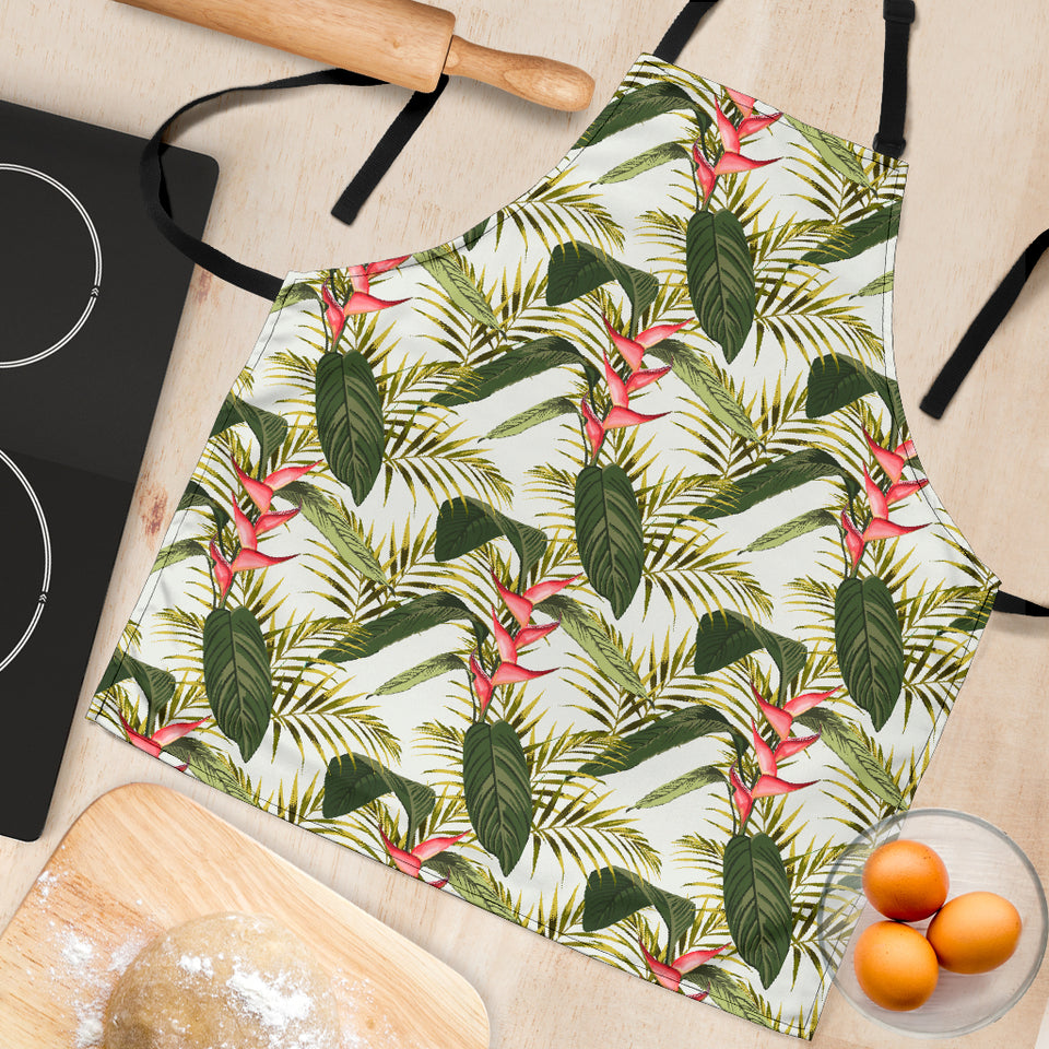 Heliconia Pattern Adjustable Apron