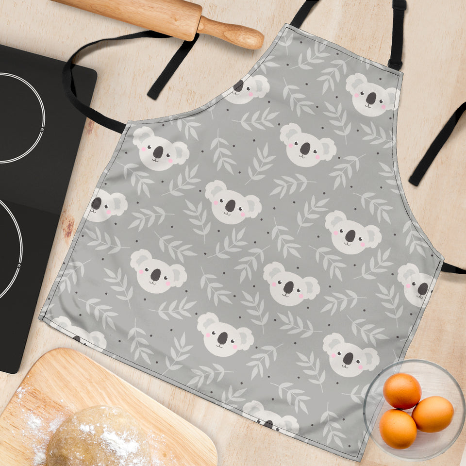 Cute Koala Leaves Pattern Adjustable Apron