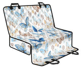Blue Butterfly Pattern Dog Car Seat Covers