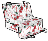 Hand Drawn Cherry Pattern Dog Car Seat Covers