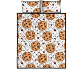 chocolate chip cookie pattern Quilt Bed Set