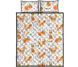 cute tribal fox pattern Quilt Bed Set