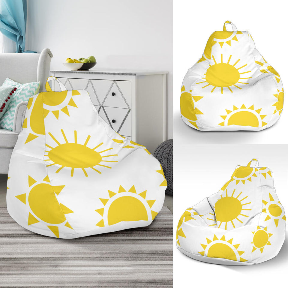 Sun Pattern Bean Bag Cover