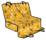 Bee Flower Pattern Dog Car Seat Covers