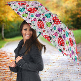 Ladybug Pattern Print Design 03 Umbrella